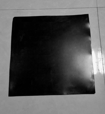 Custom Conductive Silicone Rubber Slab Sheet 0.5mm 1mm 1.5mm 2mm 3mm 4mm 5mm x 300 x 300mm 350mm about 50 ohm Black ► Photo 1/1