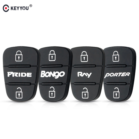 KEYYOU For Hyundai  I30 IX35 Kia K2 K5 PRIDE BONgo RNY PORTER Key 3 Buttons Flip Folding Remote Car Key Shell Case Rubber Pads ► Photo 1/6