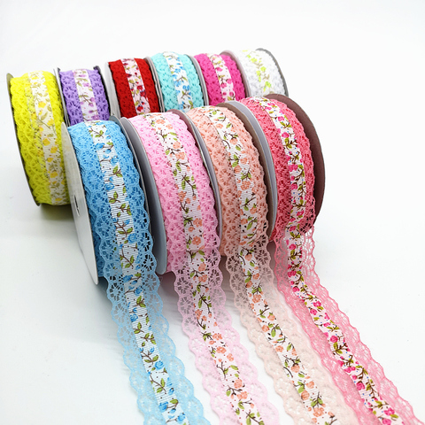 5 Yards 28mm Handmade Lace Ribbon Net Lace Trim Embroider Bow Crafts For Sewing Decoration Handicrafts ► Photo 1/5