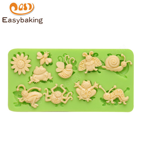 Insect Series Multi Shapes Animals 3D Silicone Cake Mold Kitchen Bakeware Fondant Decorating for DIY Jelly Candy Pastry Mould ► Photo 1/2
