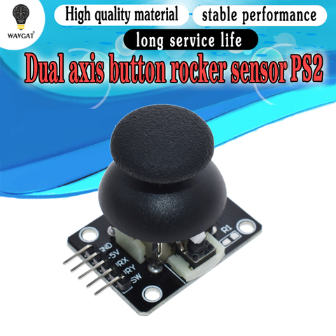 Higher Quality Dual-axis XY Joystick Module PS2 Joystick Control Lever Sensor For Arduino KY-023 ► Photo 1/6