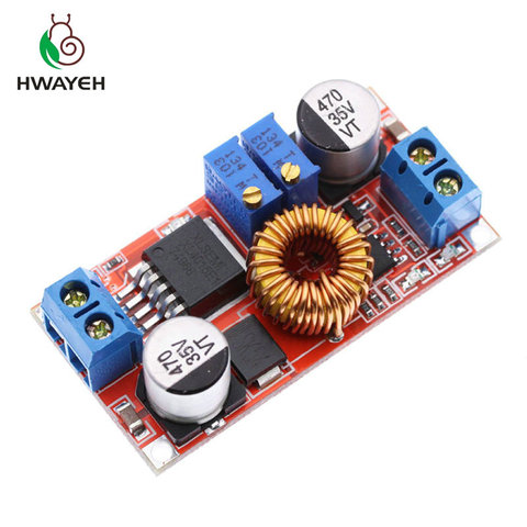 1pcs 5A DC to DC CC CV Lithium Battery Step down Charging Board Led Power Converter Lithium Charger Step Down Module hong ► Photo 1/5