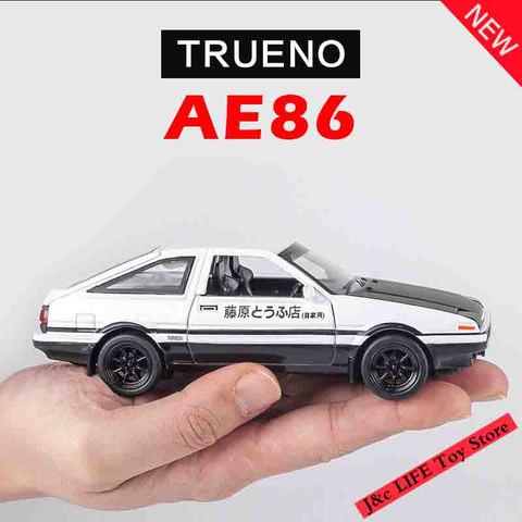 1:28 Toy Car INITIAL D AE86 Metal Toy Alloy Car Diecasts & Toy Vehicles Car Model Miniature Scale Model Car Toys For Children ► Photo 1/6
