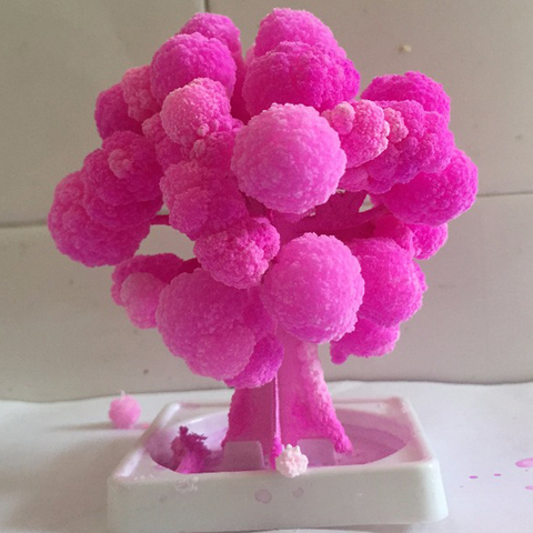2022 90mm H ThumbsUp!Magic Japanese Sakura Tree Desktop Cherry Blossom-Brand Hot Made in Japan Pink Mystic Paper Trees Baby Toys ► Photo 1/6