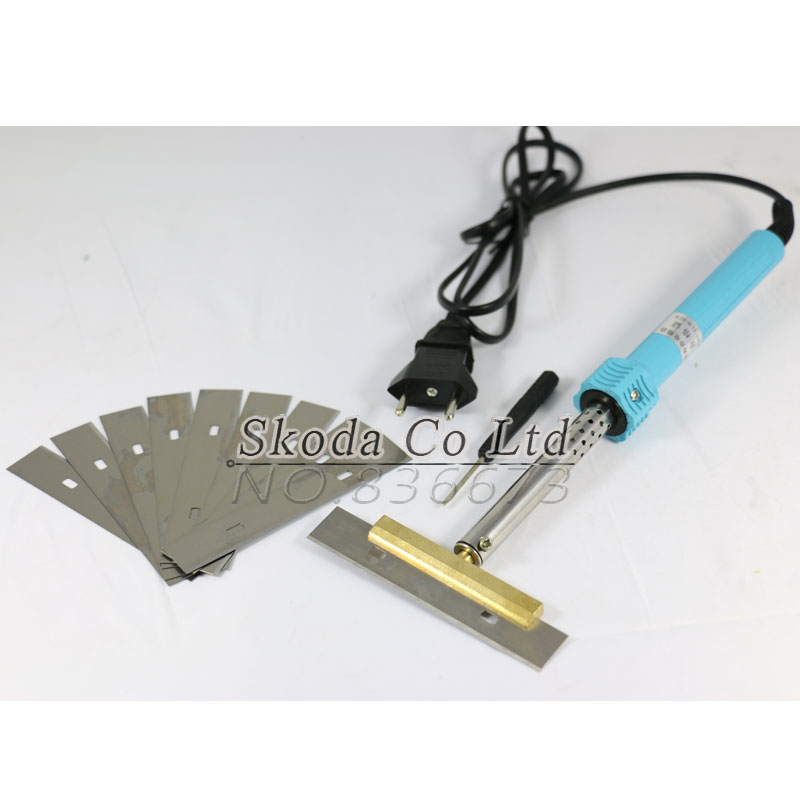 UV Glue Clean Tool 60W T Solder Iron Tip With Blade Remove Residue LOCA Adhesive 