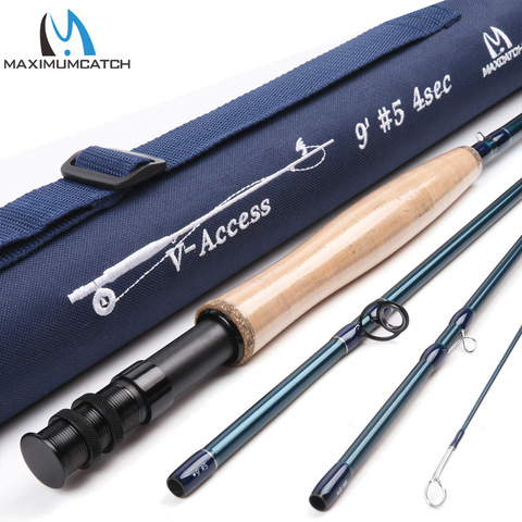Maximumcatch 3/4/5/6/7/8/9/10/12 Fly Fishing Rod Fly Fishing Rod Fast Action With Cordura Tube Carbon Fly Rod ► Photo 1/6