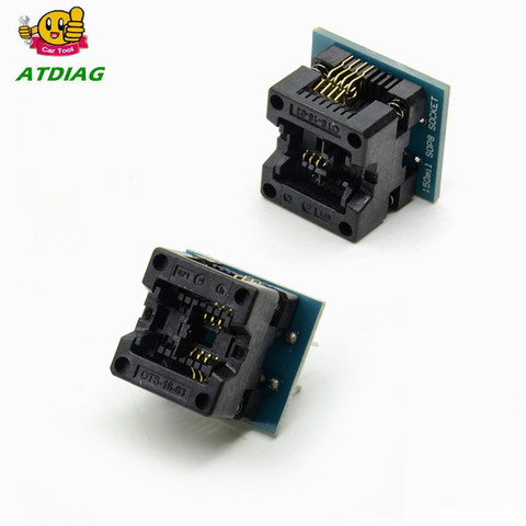 Adapter  SOIC8 SOP8 to DIP8 EZ Socket Converter Module Programmer Output Power With 150mil Connector SOIC 8 SOP 8 To DIP 8 ► Photo 1/6