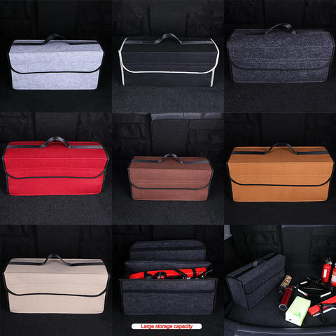 Trunk Organizer Felt Cloth Foldable Car SUV Storage Bag Cargo Box Portable  Car Storage Box Trunk - Price history & Review, AliExpress Seller - SPEORX  RUIYYT Official Store