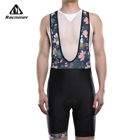 Racmmer 2022 High Quality Classic Bib Shorts Race Bicycle Bottom Ropa Ciclismo Mtb Bike Pants 5D Gel Pad Italy Silicon Grippers ► Photo 1/6