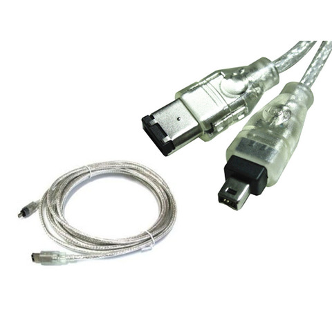 4P 4 Pin to 6 Pin IEEE 1394 for iLink Adapter Cable 4Pin To 6Pin Firewire Cable ► Photo 1/3