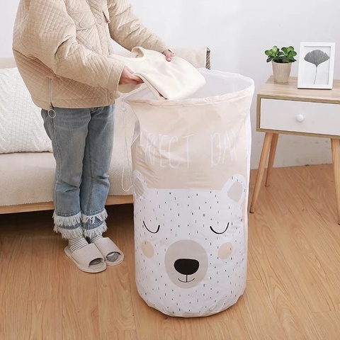 Cartoon Beam port Transparent Bag Large Closet Organizer Baby Toy Storage Bag Wardrobe Moistureproof Quilt Bags ► Photo 1/6