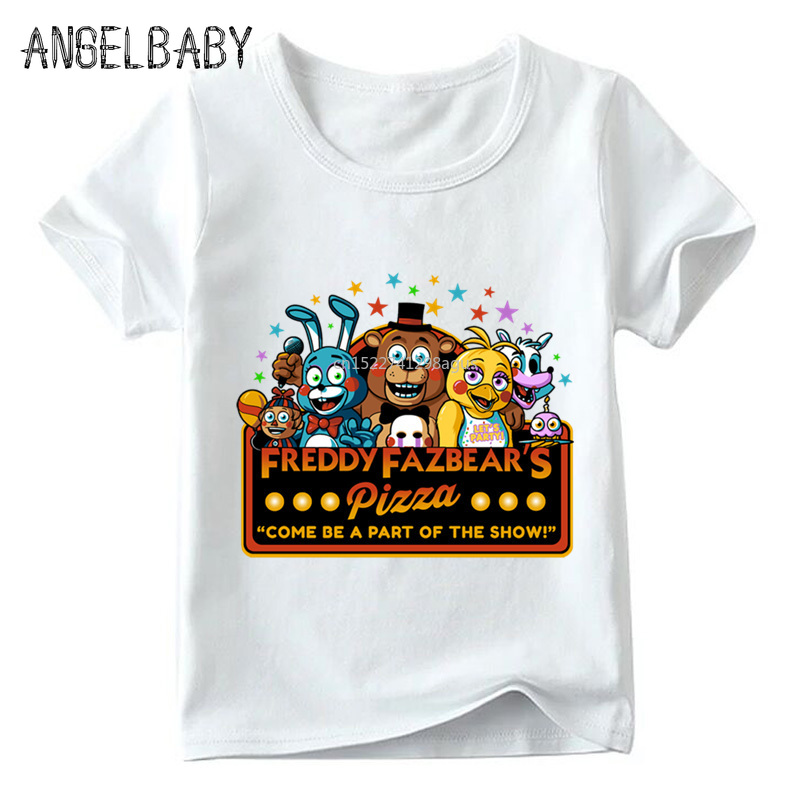 Children Five Nights At Freddy Cartoon Funny T shirts Summer 5 Freddys Baby  Boys/Girls Top O-Neck T shirt Kids Clothes,ooo2408 - Price history & Review  | AliExpress Seller - TT tops Store |