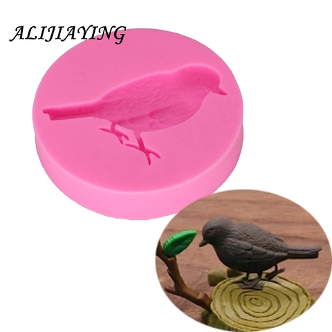 DIY Bird Silicone Mold Fondant Cake Decorating Tools Polymer Clay Candy Chocolate Moulds dessert decorators moulds D1295 ► Photo 1/6