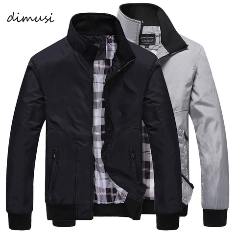 DIMUSI Mens Pilot Bomber Jacket Male Fashion Baseball Hip Hop Streetwear Coats Men Slim Fit Windbreaker Coat Brand Clothing 4XL ► Photo 1/6