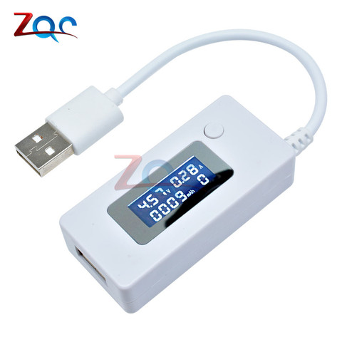LCD USB Tester Voltmeter Ammeter Mobile Phone Power Bank Charger Voltage Current Capacity Tester Meter DC 4 -30V 50 -3000mA ► Photo 1/6