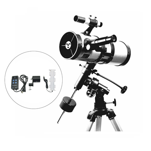 Visionking 114 / 1000mm EQ Equatorial Mount Space Astronomical Telescope & Tracking Motor ► Photo 1/1