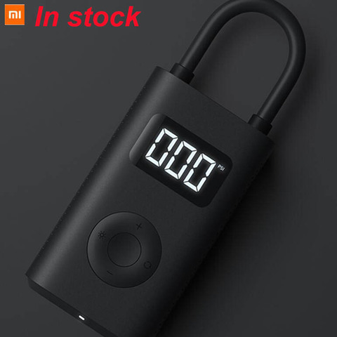 In stock Xiaomi Mijia Portable Smart Digital Tire Pressure Detection Electric Inflator Pump for Bike Motorcycle Car Football ► Photo 1/6