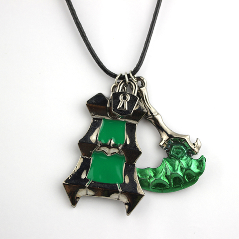 High Quality Thresh Weapon Necklace Zinc Alloy Lantern&Sickle Bisoprolol League Of Chain Warden Legends Couples Necklace Pendant ► Photo 1/1