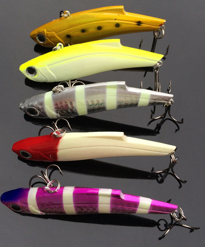 1Piece Sale New Arrival Vibration VIB Lure Hard Bait Swimbait 9cm/20g Artificial Lures 5 Colors ► Photo 1/6