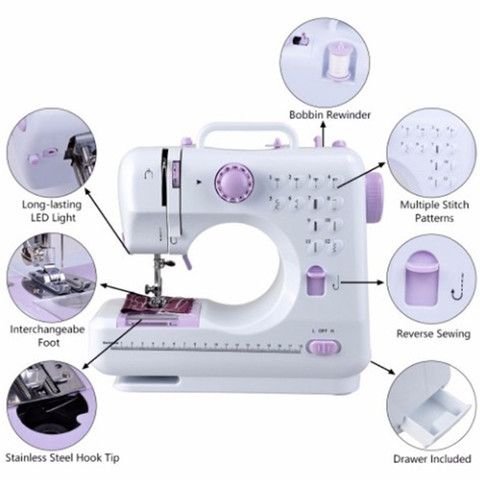 Fanghua Sewing Machine 505a Home multi-function Electric Eating Thick Sewing Machine US European Standard ► Photo 1/6
