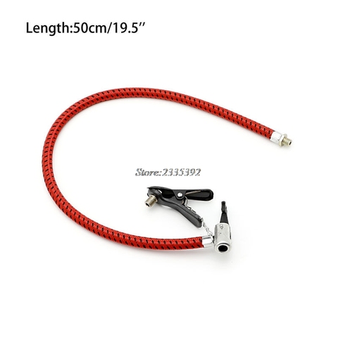 Bike Bicycle Tyre Tire Hand Air Pump Inflator Replacement Hose Tube Rubber Tool ► Photo 1/6