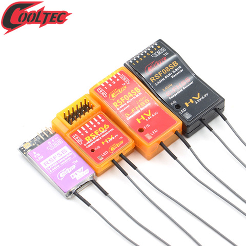 CoolTech RSF08SB 04SB 4CH 8CH S-FHSS SBUS Compatible Receiver for Futaba 10J 8J 6J 4GRS 4PX 18SZ Fixed wing/gliders/Car/Boat ► Photo 1/6