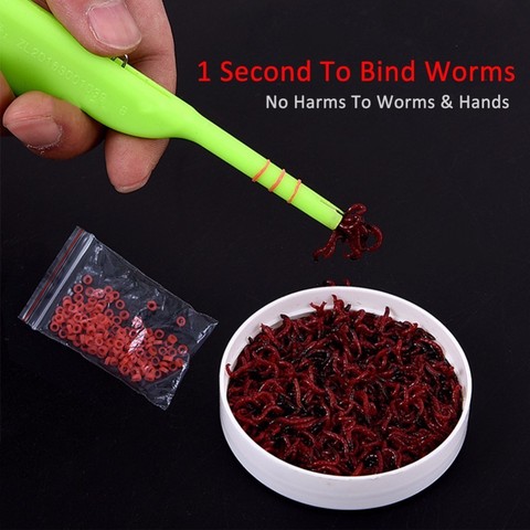 Professional Earthworm Bloodworm Clip Portable Fishing Baits Bloodworm Cilp Fishing Lures Clip Fishing Tackle Accessory ► Photo 1/6