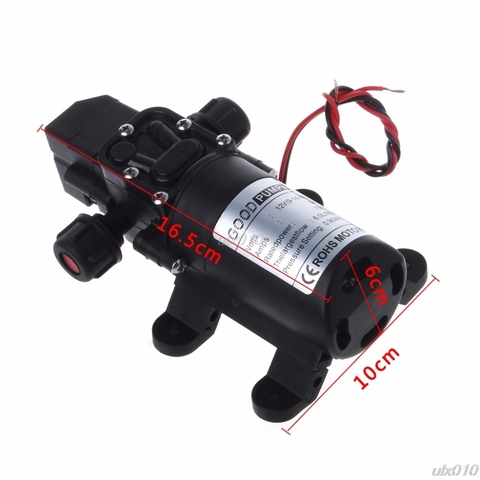 DC 12V 70W 130PSI 6L/Min Water High Pressure Pumps Diaphragm Self Priming Pump S18 Drop ship ► Photo 1/5