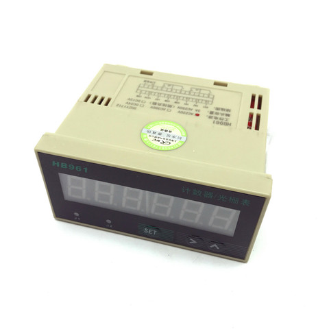 HB961 counter/grating/encoder display, 6 Digit Reversible Industrial Intelligence Grating Meter Counter ► Photo 1/3