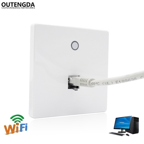 Dual Band IEEE 802.11ac 2.4GHz/5GHz In-wall Wireless Wi-Fi Access Point Socket Wifi AP Router 750Mbps ► Photo 1/6