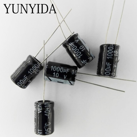 Aluminum electrolytic capacitor 10V  1000UF  8*12mm   20PCS ► Photo 1/1