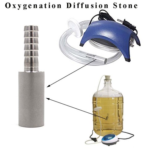 Homebrew Oxygenation Diffusion Stone 0.5 and 2 Micron  Steel Beer Carbonation Aeration For Beer Wine Tools Bar Free Shipping ► Photo 1/3