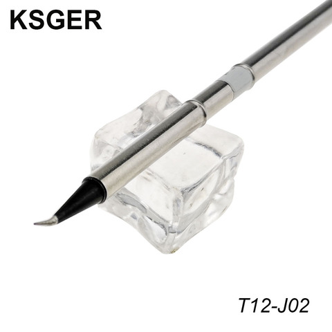 KSGER T12-J02 High-grade T12 STM32 OLED/LED Soldering Station Black DIY Welding Tips Soldering Iron For FX9501 7S Melt Tin ► Photo 1/6