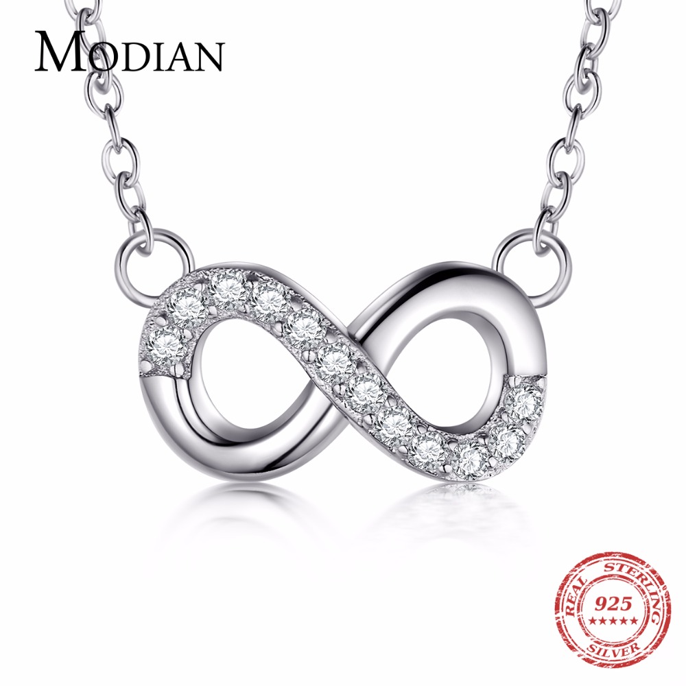 Buy Online Modian 925 Sterling Silver Mobius Design Pendant Necklace Fashion Classic Cubic Zirconia Chain For Women Party Jewelry Alitools Buy Online Modian 925 Sterling Silver Mobius Design Pendant Necklace Fashion Classic Cubic Zirconia Chain For Women Party Jewelry Alitools