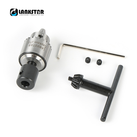 Capacity 0.3~4mm Mini Electric Drill Chucks Mount JTO Taper for Lathe PCB Drill Bits Presses for 6mm Motor Shaft Rotary Tools ► Photo 1/1