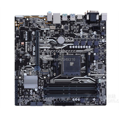 For ASUS PRIME B350M-A original motherboard Socket AM4 DDR4 B350