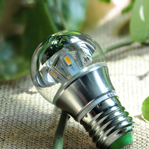 DONWEI LED Bulb E27 E14 LED Lamp 5W 7W Energy Saving Half Silvering Shadowless LED Light Bulb Bedroom Bar 0Living Room Lamp ► Photo 1/6