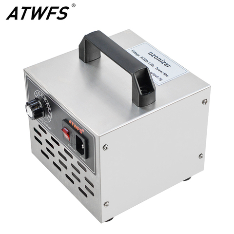 ATWFS Air Purifier Ozone Generator 220v/110 5g Ozonizador Ozonizer Air Cleaner Odor Eliminator Sterilizer Timing Switch EU Plug ► Photo 1/1
