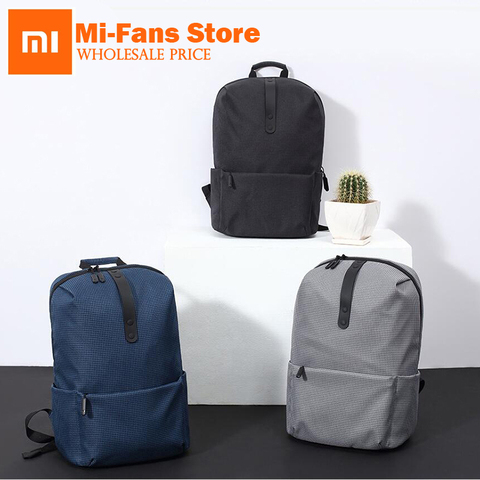 New Original Xiaomi Fashion School Bag Backapck 600D Polyester Durable Waterproof Outdoor Suit For 15.6 Inch Laptop Computer ► Photo 1/6