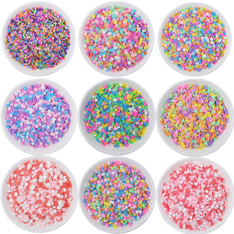 20g Fake Sprinkles for Slime accessories Clay Filler DIY Fluffy slime  Supplies chocolate Cake Dessert Mud Toys - Price history & Review, AliExpress Seller - TopSlime Store