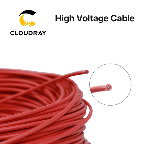 Cloudray 3 Meters High voltage Cable for CO2 Laser Power Supply and Laser Tube Laser Engraving and Cutting Machine ► Photo 1/2