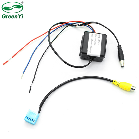 2in1 Car Rear View Camera Power Delay Timer Relay, Filter Rectifier, RCD330 PQ MIB RCA Conversion Adapter For VW BMW BENZ Audi ► Photo 1/6