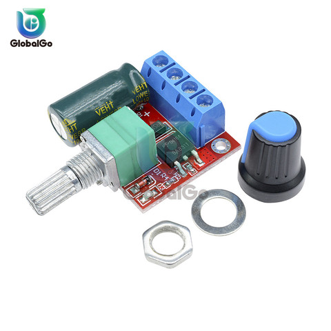 5A 90W PWM DC Motor Speed Controller Module DC-DC 4.5V-35V Adjustable Speed Regulator Control Governor Switch 12V 24V ► Photo 1/1