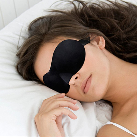 1 PCS HOT SALE 3D Portable Soft Travel Sleep Rest Aid Eye Mask Cover Eye Patch Sleeping Mask Case Makeup Tools ► Photo 1/6