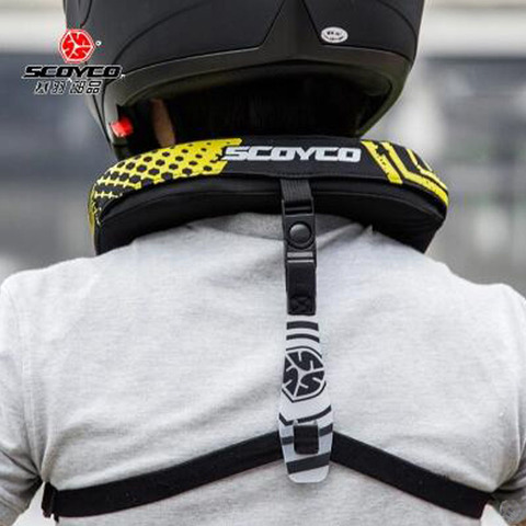 SCOYCO NO2B Kinght Cycling Motorcycle Neck Safety Protective Equipment Motocross Off-road Motorbike Neck Brace Racing Protective ► Photo 1/1