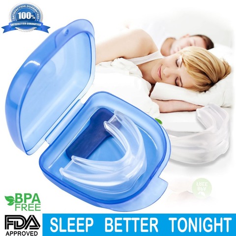 Gum Shield for Stop Grinding Teeth & Snoring 2-in-1 Anti Snoring Devices Snore Stopper for Better Sleep ► Photo 1/6