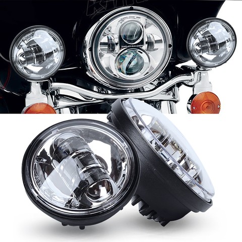 2Pcs 4.5Inch 30W LED Motorcycle Fog Light Kit Work Driving Lamp for Motorcycle ► Photo 1/6