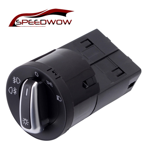 For VW Golf MK4 Jetta 4 Bora Passat B5 Chrome Headlight Control Switch Fog Lamp Control Switch 3BD941531/3BD 941 531 ► Photo 1/6