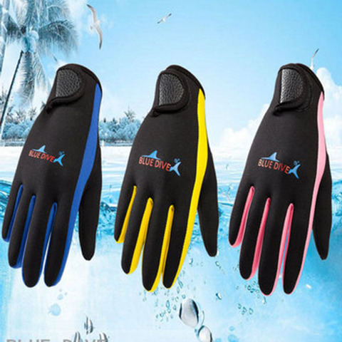2022 Winter 1.5mm Neoprene Women Men Swimming & Diving Gloves  With The Magic Stick Anti-slip Cold Proof Warm Swimming Gloves ► Photo 1/4