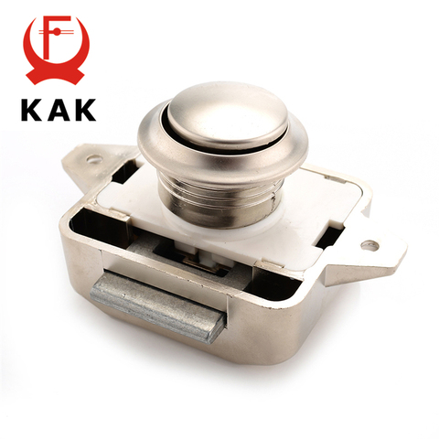 10PCS KAK Camper Car Push Lock 26mm RV Caravan Boat Motor Home Cabinet Drawer Latch Button Locks For Furniture Hardware ► Photo 1/6